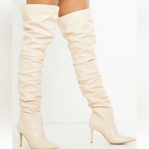 Knee-High leather boots